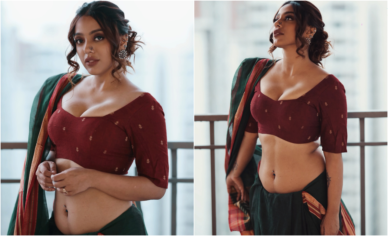 Deviyani Sharma | చీరలో ఒంపు సొంపులతో కట్టిపడేస్తున్న దేవియాని శర్మ