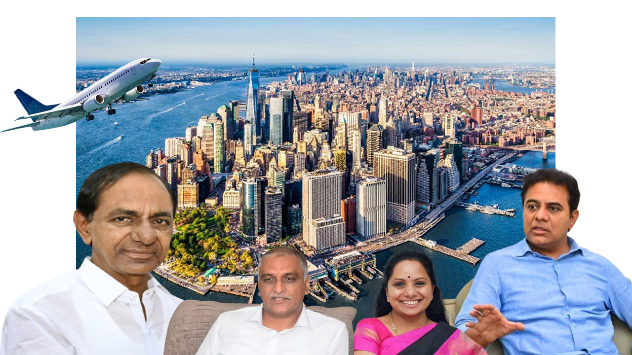 Kalvakuntla Family | కల్వకుంట్ల ఫ్యామిలీ చలో అమెరికా! ఏంటీ విషయం? Kalvakuntla Family | కల్వకుంట్ల ఫ్యామిలీ చలో అమెరికా! ఏంటీ విషయం?