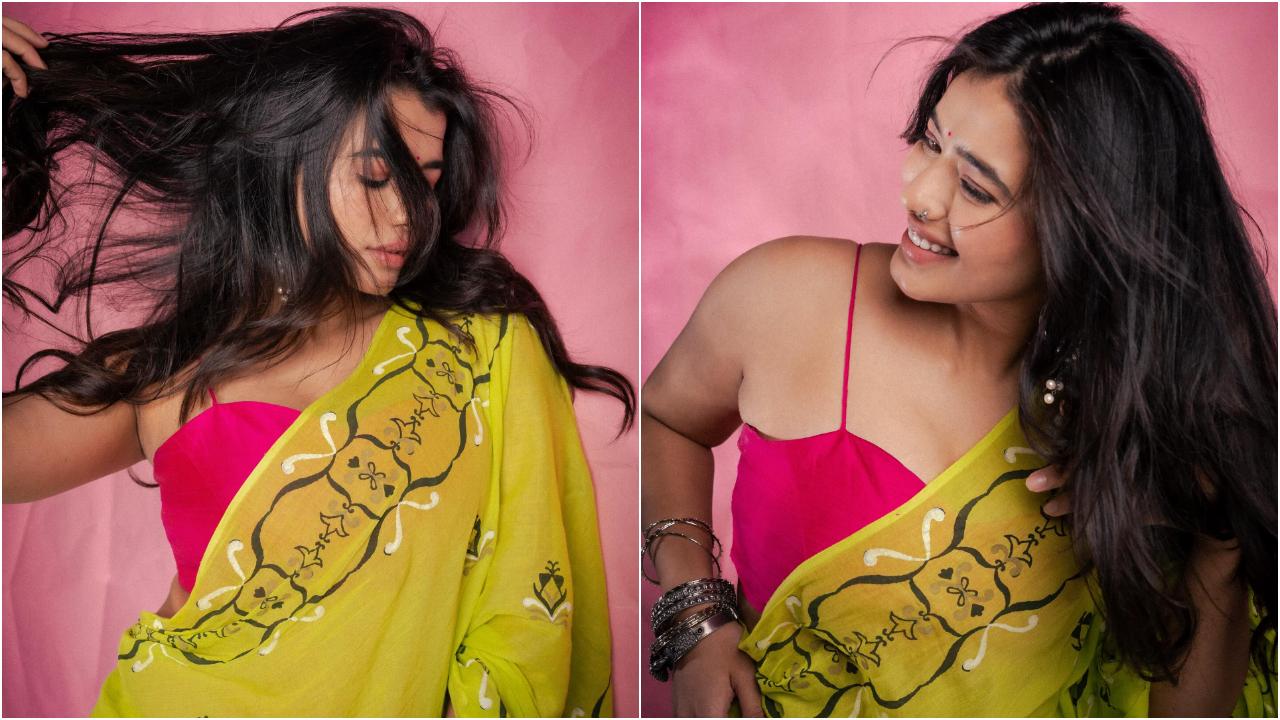 Ketika Sharma | చిలక పచ్చ చీరలో అందాల జాతర.. కేతిక శర్మ ఎంత ముద్దుగుందో!