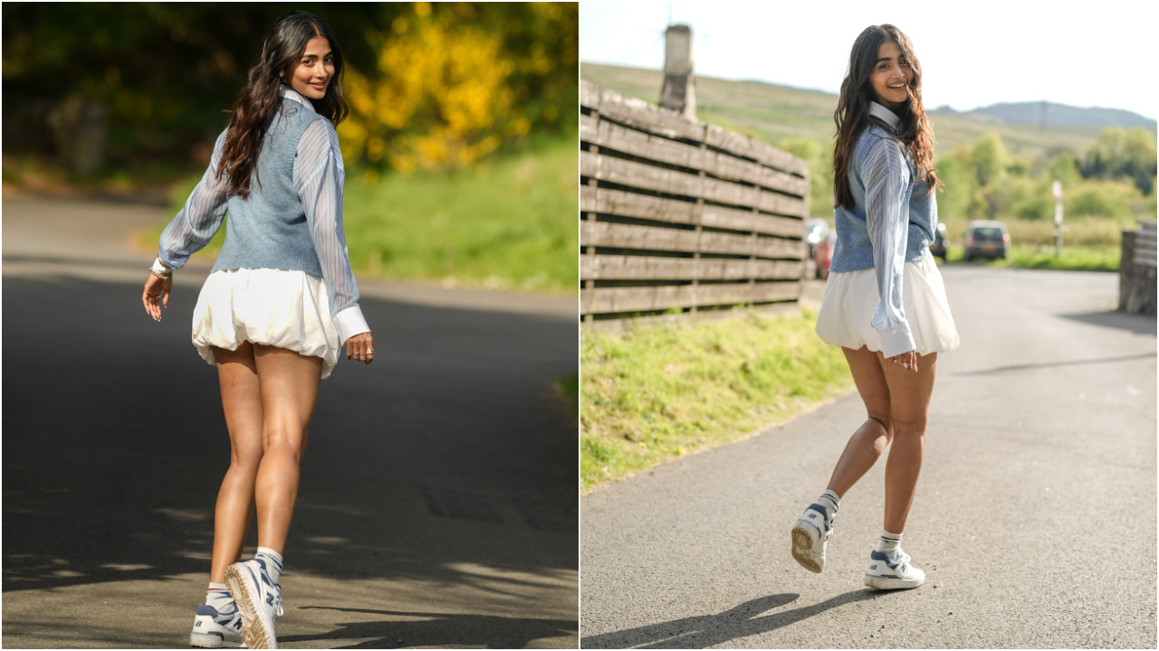 Pooja Hegde | బుల్లి గౌన్ లో ఆ అందాలు చూపిస్తూ రోడ్ల మీద తిరుగుతున్న పూజ హెగ్డే
