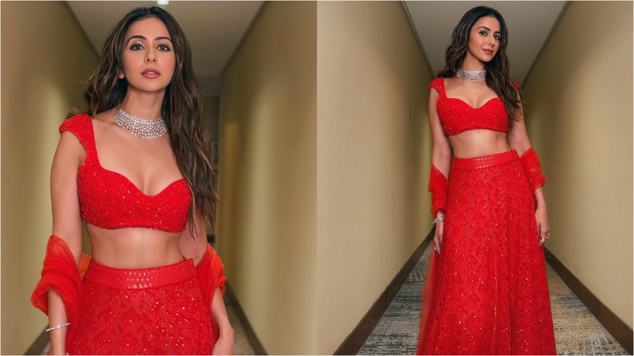 Rakul Preet Singh | రెడ్ డ్రెస్‌లో ర‌కుల్ హొయ‌లు.. అందాలు అద‌ర‌హో