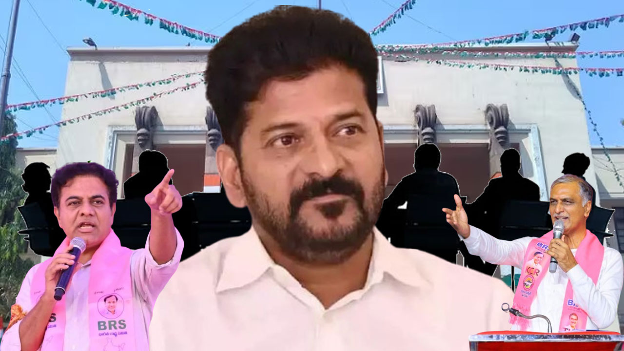 Telangana ministers Silence | రేవంత్పై బీఆరెస్ నేతల ముప్పేట దాడి.. మంత్రుల మూతికి తాళం వెనుక! Telangana ministers Silence | రేవంత్పై బీఆరెస్ నేతల ముప్పేట దాడి.. మంత్రుల మూతికి తాళం వెనుక!