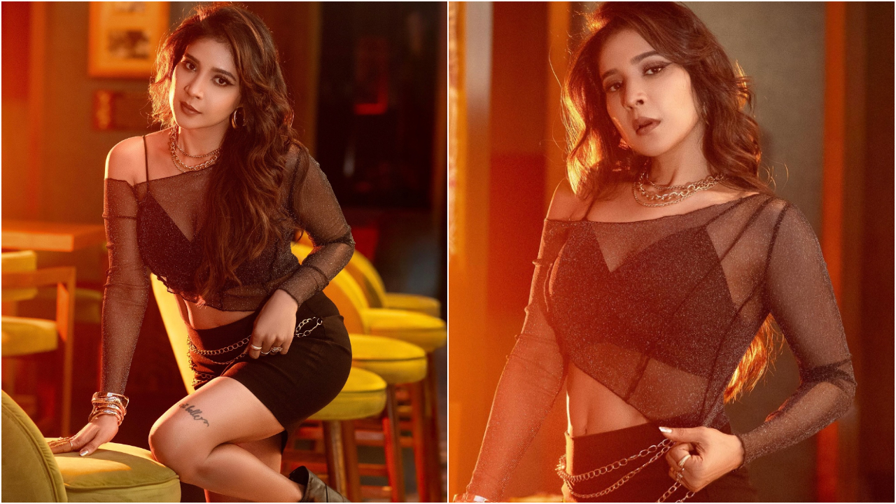Sakshi Agarwal | అక్కడ టాటూ చూపిస్తూ కుర్రాళ్ల గుండెల్ని కుదిపేస్తున్న సాక్షి అగర్వాల్