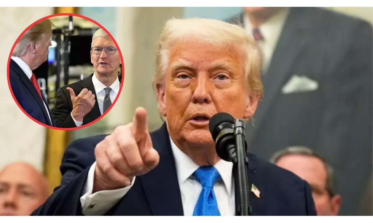 Trump’s 25% tariff warning: యాపిల్ కు ట్రంప్ వార్నింగ్ Trump’s 25% tariff warning: యాపిల్ కు ట్రంప్ వార్నింగ్