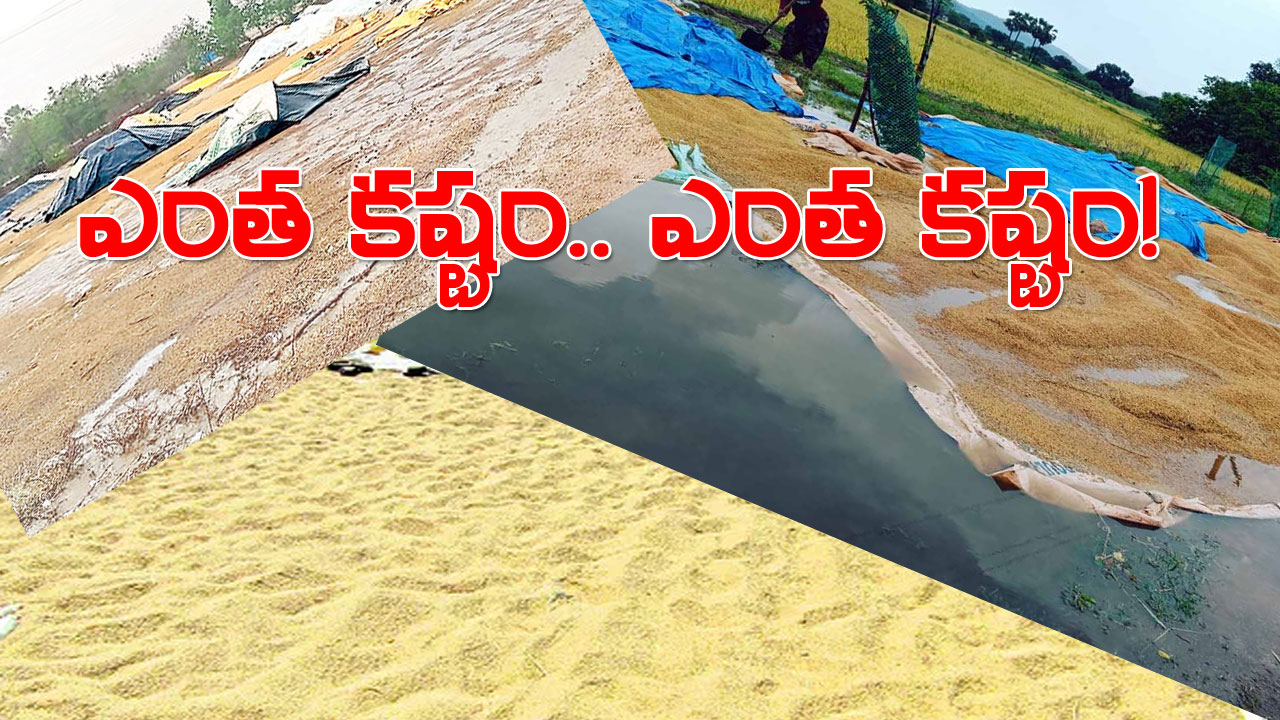 Unseasonal Rains | అకాల వర్షాలతో రైతన్న ఆగమాగం.. కల్లాల్లోని ధాన్యపు రాశులు వర్షంపాలు Unseasonal Rains | అకాల వర్షాలతో రైతన్న ఆగమాగం.. కల్లాల్లోని ధాన్యపు రాశులు వర్షంపాలు