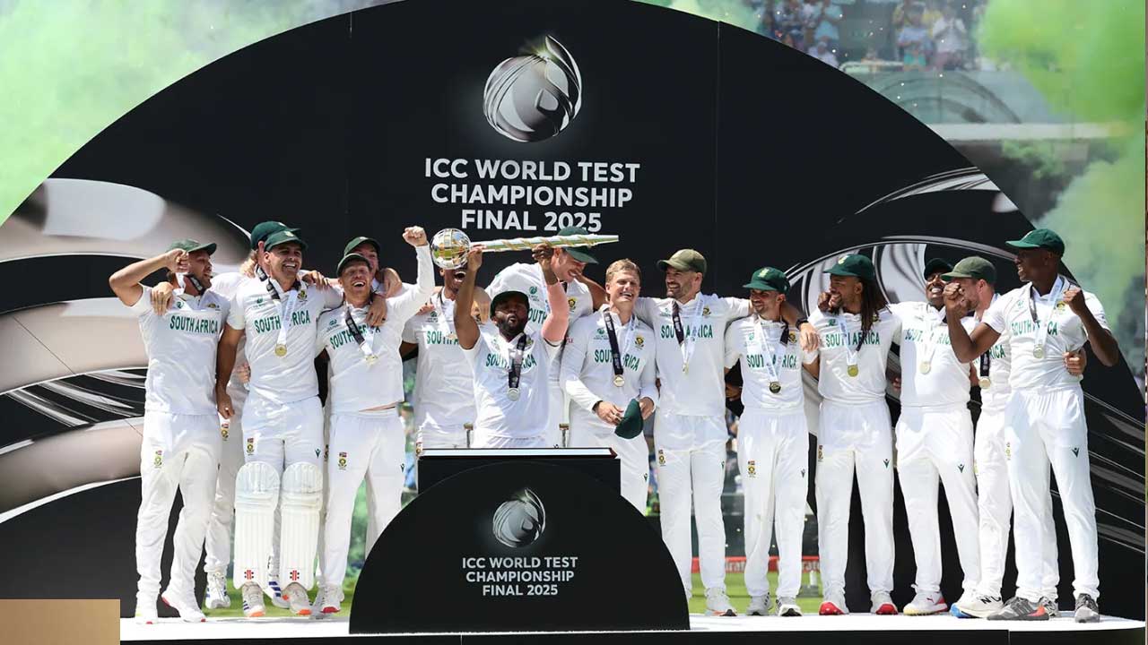 ICCWorld Test Championship: ప్రపంచ టెస్ట్ ఛాంపియన్ షిప్ విజేత దక్షిణాఫ్రికా ICCWorld Test Championship: ప్రపంచ టెస్ట్ ఛాంపియన్ షిప్ విజేత దక్షిణాఫ్రికా