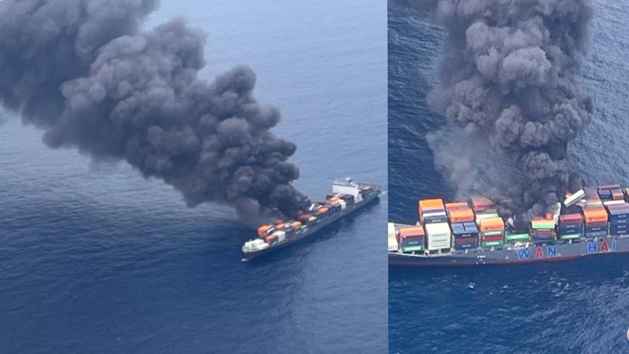 Merchant Ship: కేరళ తీరంలో వ్యాపార నౌకలో పేలుళ్లు..! Merchant Ship: కేరళ తీరంలో వ్యాపార నౌకలో పేలుళ్లు..!