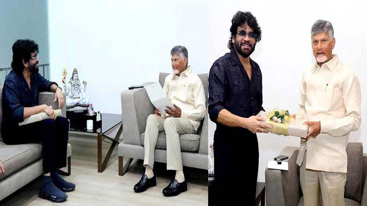 nagarjuna akkineni: చంద్రబాబు ఇంటికి అక్కినేని నాగార్జున nagarjuna akkineni: చంద్రబాబు ఇంటికి అక్కినేని నాగార్జున