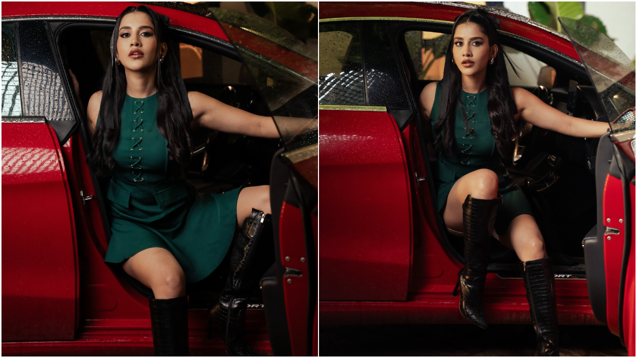 Nabha Natesh | చిన్న గౌను వేసుకున్న పెద్ద పాప.. అందాల విందు అదుర్స్