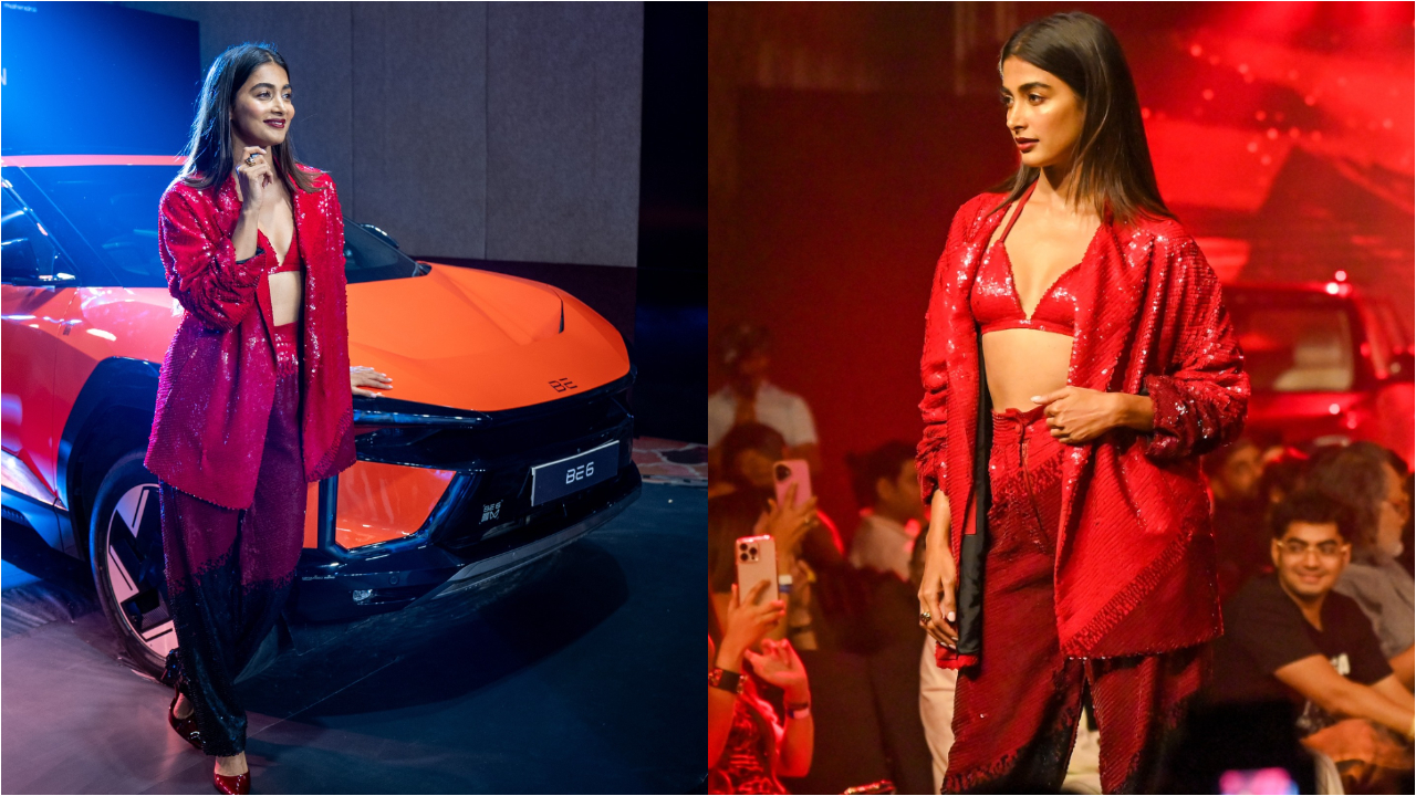 Pooja Hegde | రెడ్ డ్రెస్ లో కాక రేపుతున్న పూజా హెగ్డే.. ఇవి చూసి తట్టుకోవడం కష్టమే!
