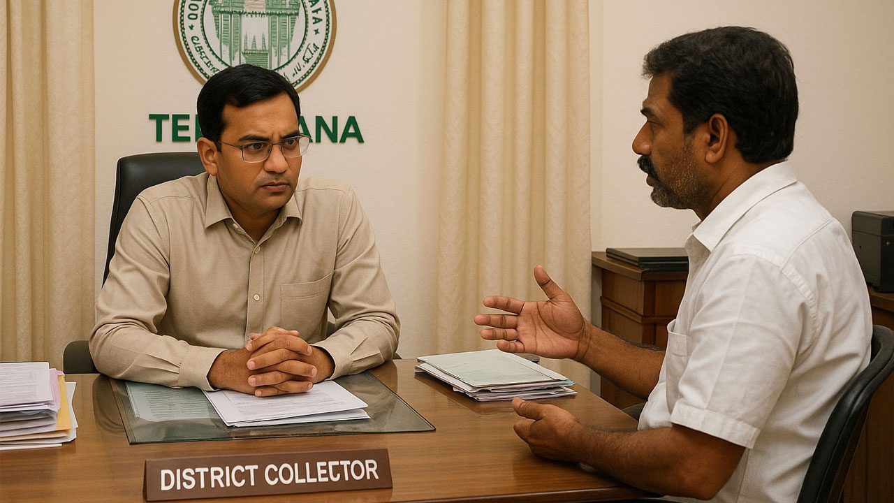 Junior IAS Corruption | భూమి సమస్య పరిష్కారమా? 17 కోట్లు ఇవ్వు! రియల్టర్కు ఒక జిల్లా కలెక్టర్ డిమాండ్! Junior IAS Corruption | భూమి సమస్య పరిష్కారమా? 17 కోట్లు ఇవ్వు! రియల్టర్కు ఒక జిల్లా కలెక్టర్ డిమాండ్!