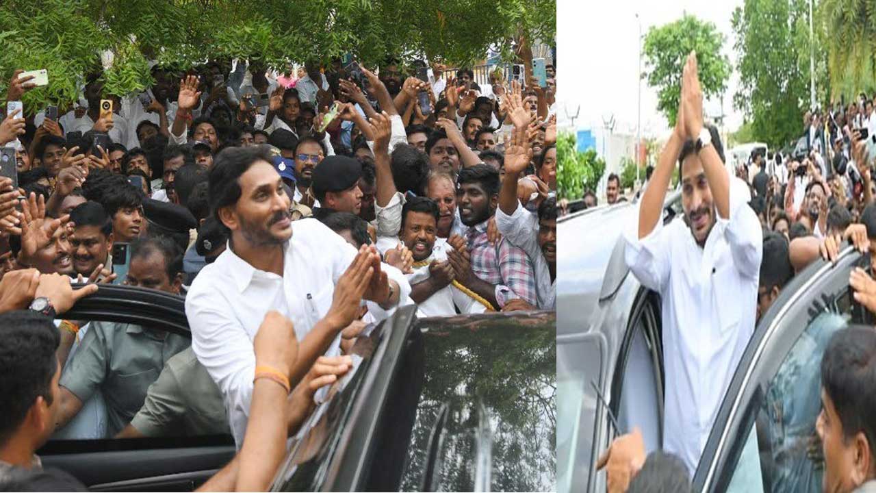 YS Jagan| వైఎస్ జగన్ బంగారు పాళ్యం పర్యటనలో హైటెన్షన్ YS Jagan| వైఎస్ జగన్ బంగారు పాళ్యం పర్యటనలో హైటెన్షన్