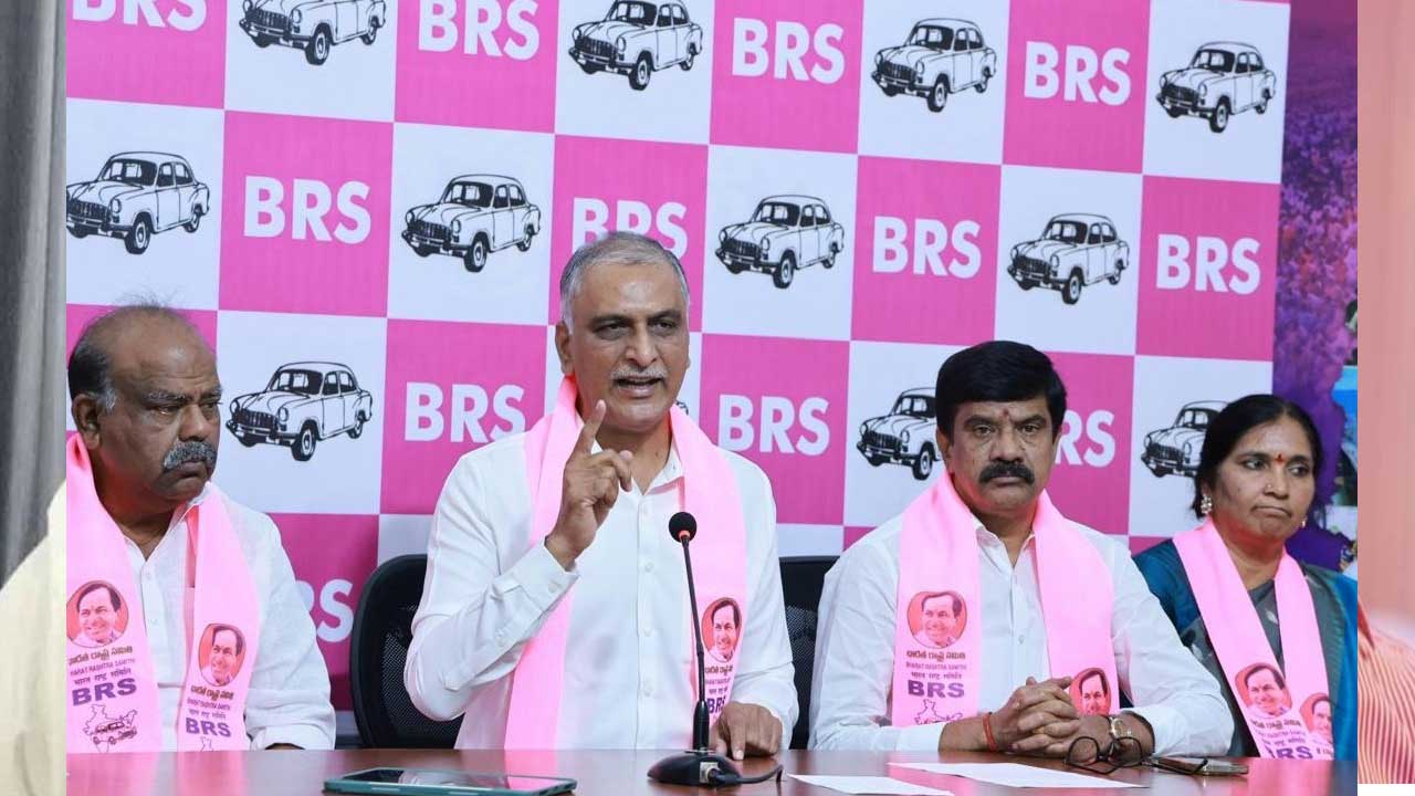 Harish Rao| కన్నెపల్లి పంప్ హౌస్ మోటార్లు ఆన్ చేస్తారా..మమ్మల్ని చేయమంటారా: హరీష్ రావు Harish Rao| కన్నెపల్లి పంప్ హౌస్ మోటార్లు ఆన్ చేస్తారా..మమ్మల్ని చేయమంటారా: హరీష్ రావు