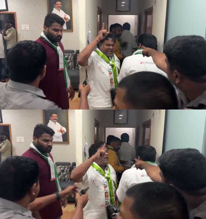 Teenmar Mallanna| తీన్మార్ మల్లన్న కార్యాలయంపై దాడి..గన్ మెన్ కాల్పులు Teenmar Mallanna| తీన్మార్ మల్లన్న కార్యాలయంపై దాడి..గన్ మెన్ కాల్పులు