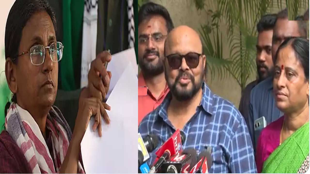 Konda Surekha-Murali | మీనాక్షి నటరాజన్తో కొండా దంపతుల భేటీ Konda Surekha-Murali | మీనాక్షి నటరాజన్తో కొండా దంపతుల భేటీ
