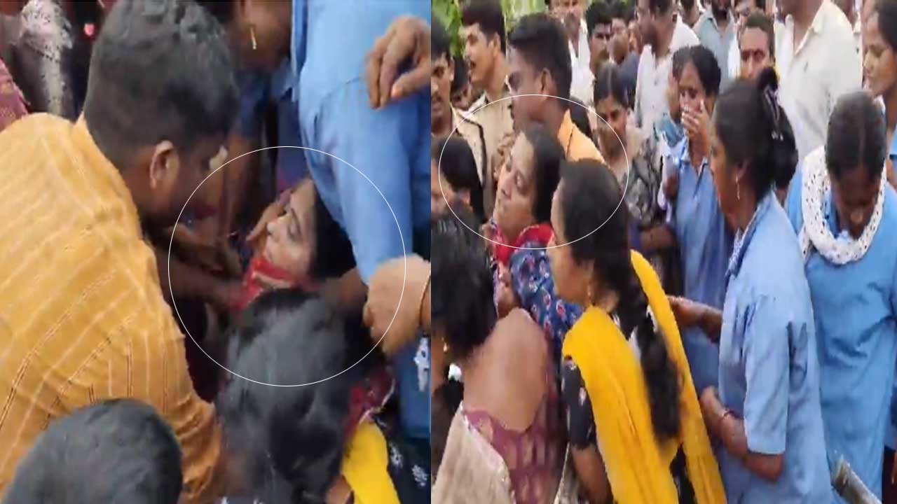 Bhadrachalam EO Ramadevi| భద్రాచలం ఆలయ ఈవో రమాదేవిపై దాడి Bhadrachalam EO Ramadevi| భద్రాచలం ఆలయ ఈవో రమాదేవిపై దాడి