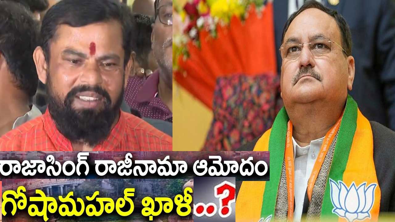 రాజాసింగ్ రాజీనామాకు బీజేపీ హైకమాండ్ ఆమోదం రాజాసింగ్ రాజీనామాకు బీజేపీ హైకమాండ్ ఆమోదం