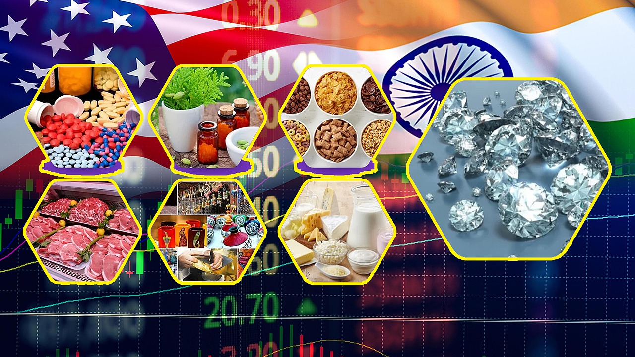 US Trade Penalty | అమల్లోకి ట్రంప్ కొత్త సుంకాలు – దెబ్బతిననున్న భారత ప్రధాన రంగాలివే US Trade Penalty | అమల్లోకి ట్రంప్ కొత్త సుంకాలు – దెబ్బతిననున్న భారత ప్రధాన రంగాలివే