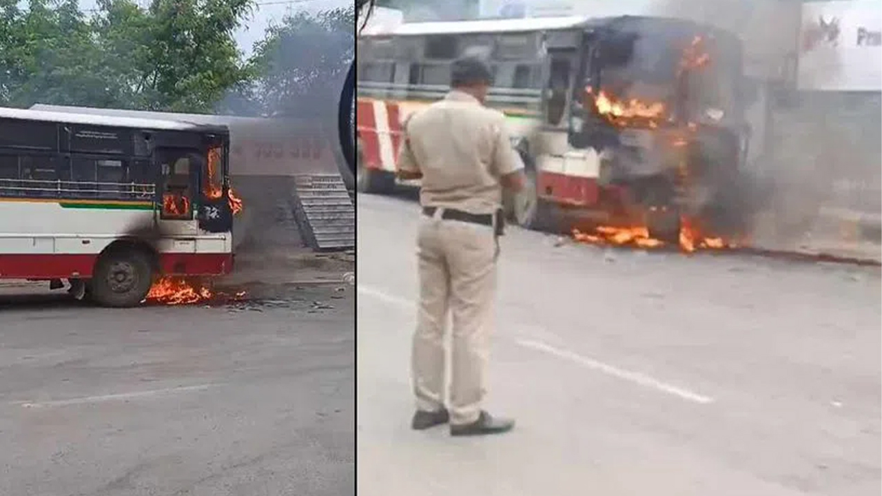 Medipathnam Bus Fire : ఆర్టీసీ బస్సుల్లో మంటలు..హైదరాబాద్ లో ఘటన! Medipathnam Bus Fire : ఆర్టీసీ బస్సుల్లో మంటలు..హైదరాబాద్ లో ఘటన!