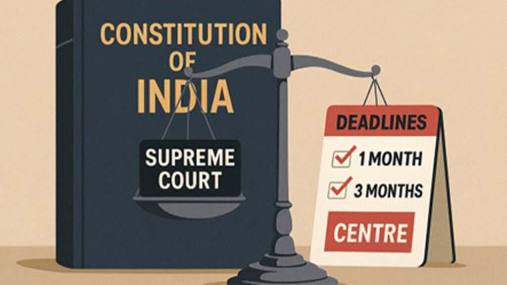 India’s constitutional clash: Supreme Court vs Centre over governors’ bill assent timelines.