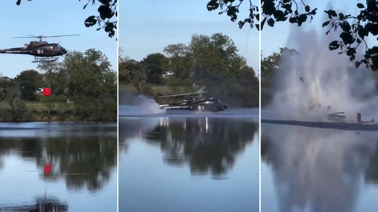 Helicopter Crash In France : 27 ట్రిప్పులు నీళ్లను తీసుకెళ్లిన హెలికాప్టర్..అదే నీటిలో కూలింది! Helicopter Crash In France : 27 ట్రిప్పులు నీళ్లను తీసుకెళ్లిన హెలికాప్టర్..అదే నీటిలో కూలింది!