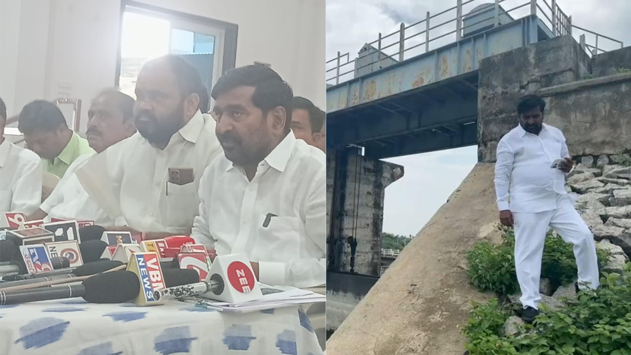 Jagadish Reddy : కృష్ణా నీళ్లు సముద్రం పాలు..ఎండుతున్న నల్లగొండ చెరువులు Jagadish Reddy : కృష్ణా నీళ్లు సముద్రం పాలు..ఎండుతున్న నల్లగొండ చెరువులు