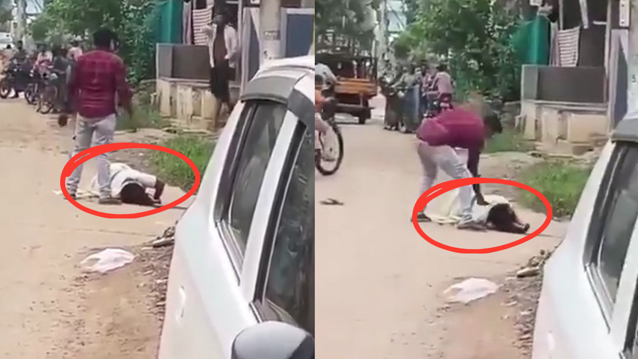 Crime News : ఆస్తి కోసం నడిరోడ్డుపైనే కన్నతల్లిని నరికి చంపిన కొడుకు Crime News : ఆస్తి కోసం నడిరోడ్డుపైనే కన్నతల్లిని నరికి చంపిన కొడుకు