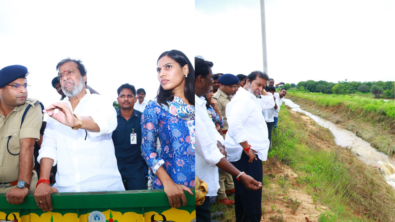సింగూరు ప్రాజెక్టు ప్రధాన కాలువకు గండి సింగూరు ప్రాజెక్టు ప్రధాన కాలువకు గండి