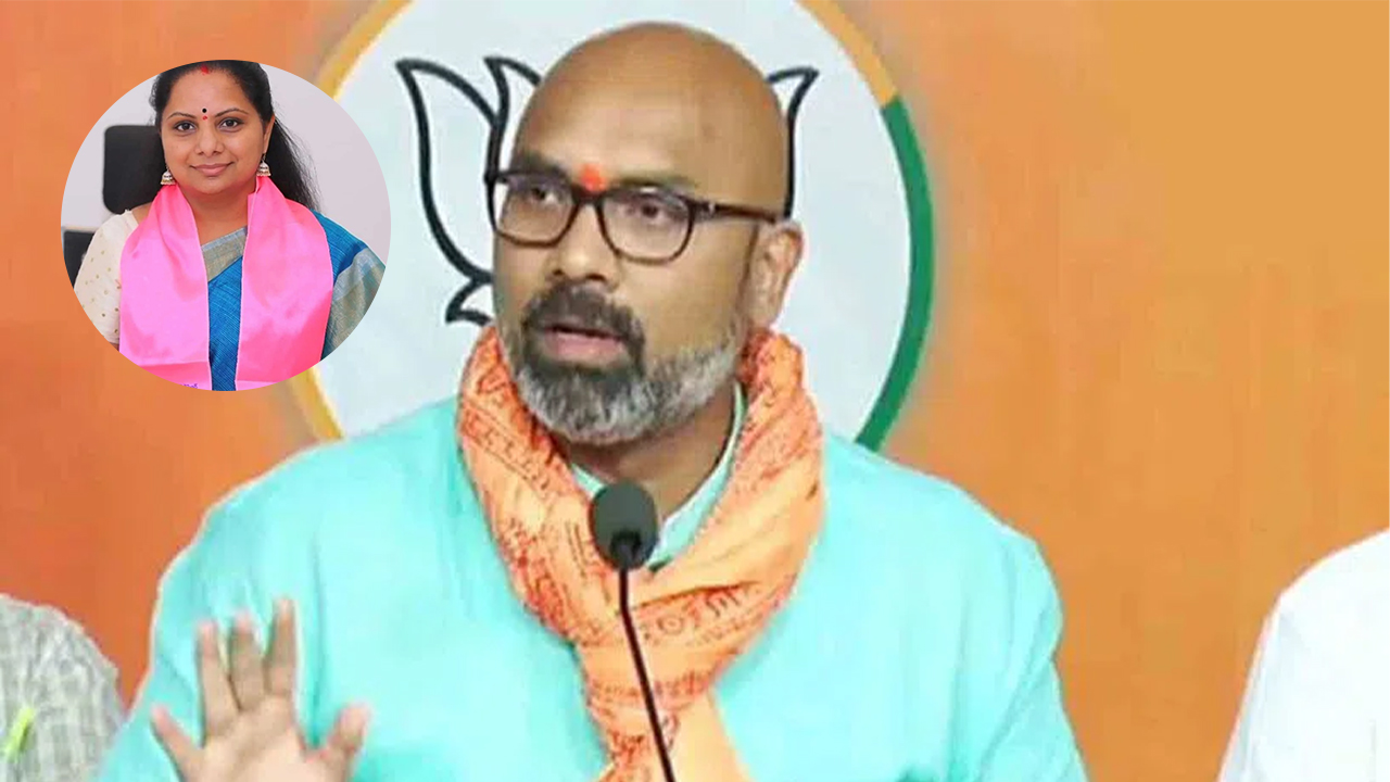 BJP MP Aravind : కవితపై బీజేపీ ఎంపీ అర్వింద్ సెటైర్లు BJP MP Aravind : కవితపై బీజేపీ ఎంపీ అర్వింద్ సెటైర్లు