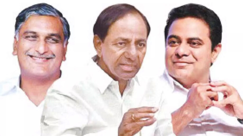 KCR,KTR,Harish Rao