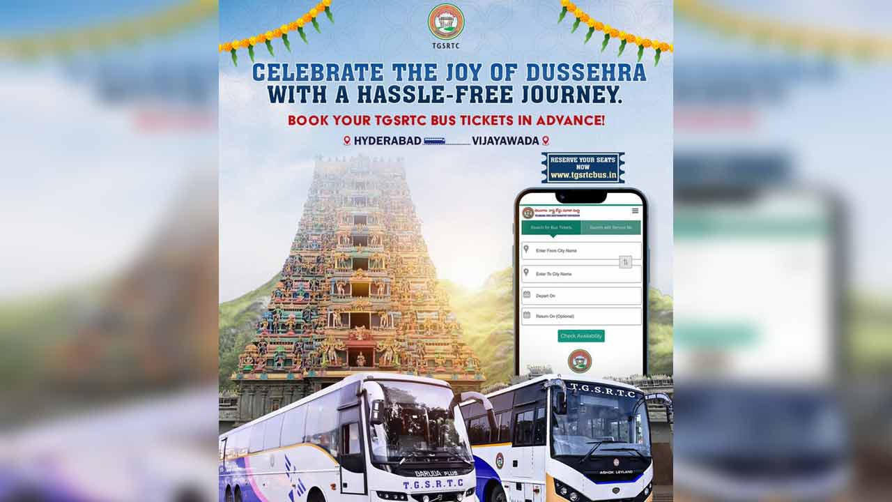 TGSRTC | ఆర్టీసీ ప్ర‌యాణికుల‌కు శుభ‌వార్త‌.. ద‌స‌రా అడ్వాన్స్ బుకింగ్స్ ప్రారంభం