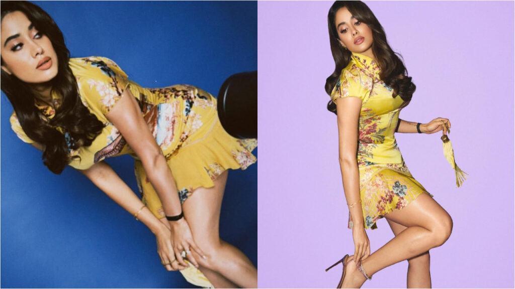 Janhvi Kapoor Brings Back Y2K Glamour In An Archival Roberto Cavalli Mini Dress