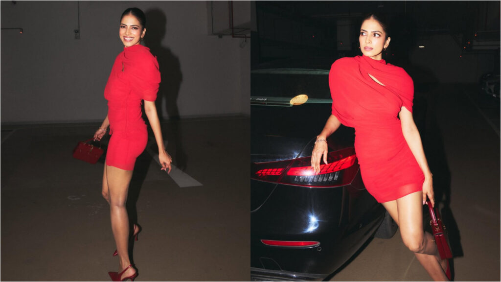 Malavika Mohanan looks stunning in a short dress