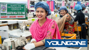 T-Shirt production at Youngone factory located at KMTP,Warangal