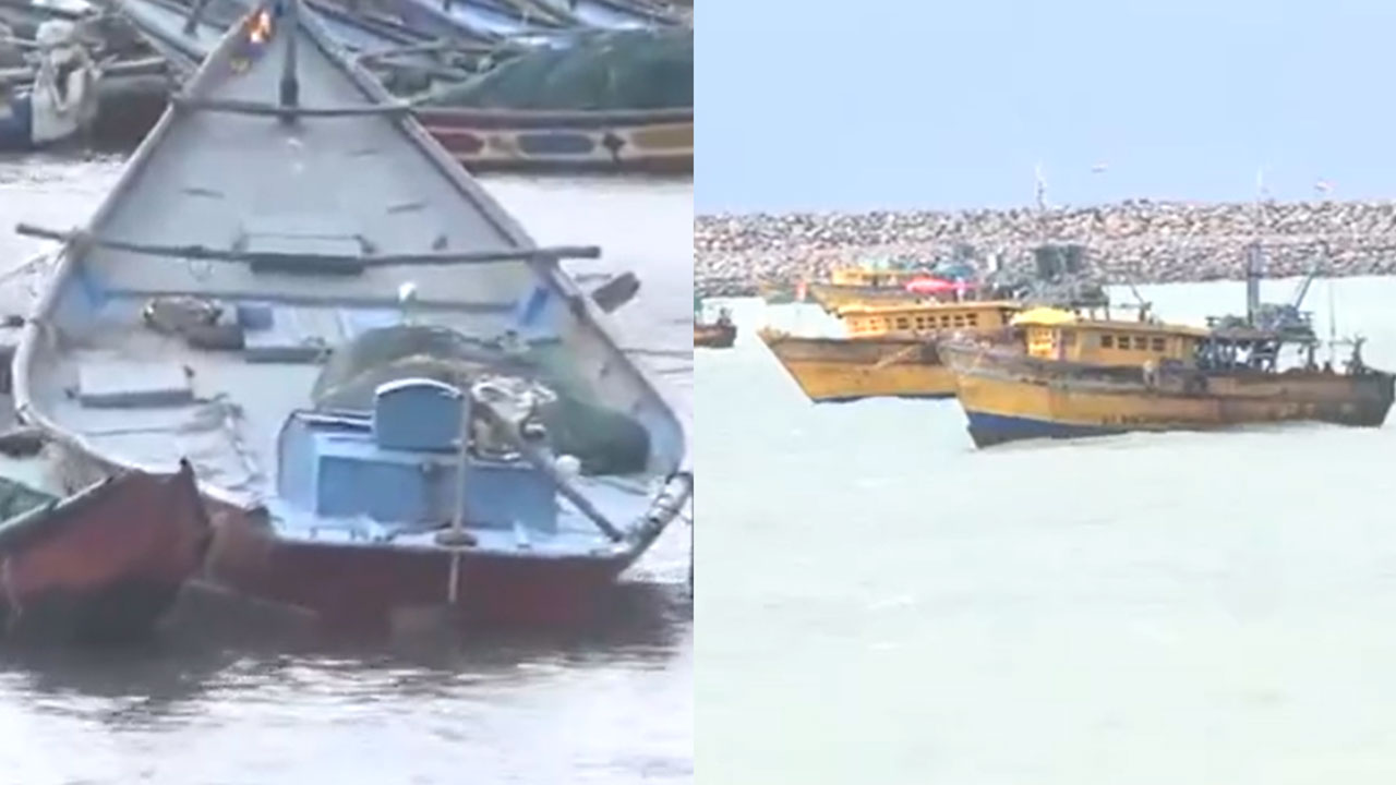Cyclone Montha : మొంథా తుపాన్ తో ఒరిస్సాలో చిక్కుకున్న ఏపీ బోట్లు! Cyclone Montha : మొంథా తుపాన్ తో ఒరిస్సాలో చిక్కుకున్న ఏపీ బోట్లు!