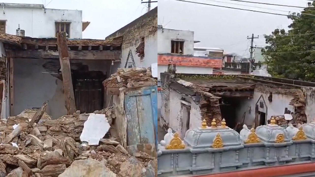 Pothuluri Veerabrahmendra Swamy House Collapse