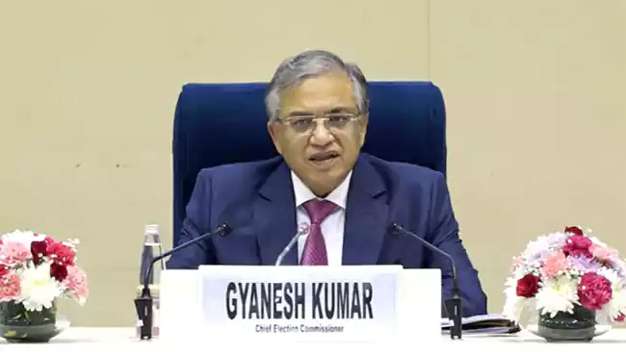 SIR | ఎస్ఐఆర్ ప్రక్రియపై సీఈసీ కీలక ప్రకటన..! SIR | ఎస్ఐఆర్ ప్రక్రియపై సీఈసీ కీలక ప్రకటన..!