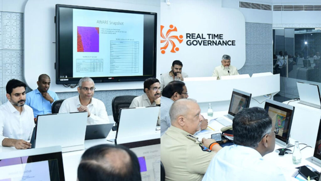 Chandrababu Reviews Cyclone Montha Situation