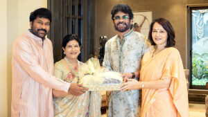 Chiranjeevi Diwali Celebration 2025 | Nagarjuna, Venkatesh & Nayanthara Attend Grand Fest
