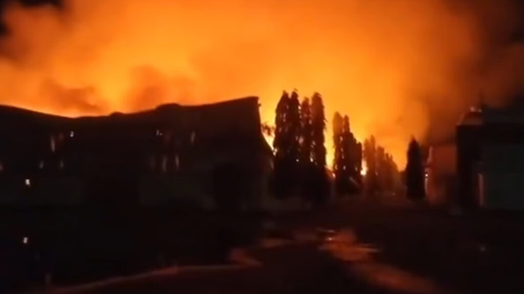 Massive Fire Breaks Out At Tobacco Factory In Andhra Pradesh