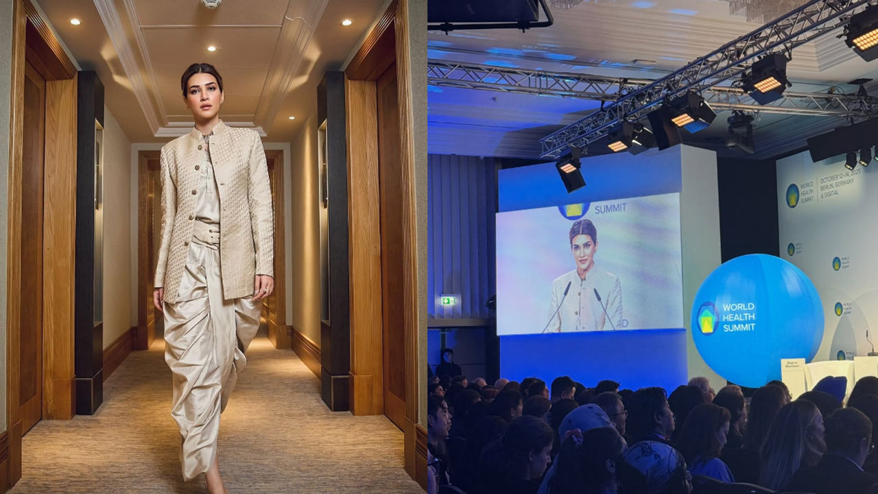 Kriti Sanon At World Health Summit in Berlin | ప్రపంచ ఆరోగ్య సదస్సులో మెరిసిన కృతి సనన్ Kriti Sanon At World Health Summit in Berlin | ప్రపంచ ఆరోగ్య సదస్సులో మెరిసిన కృతి సనన్