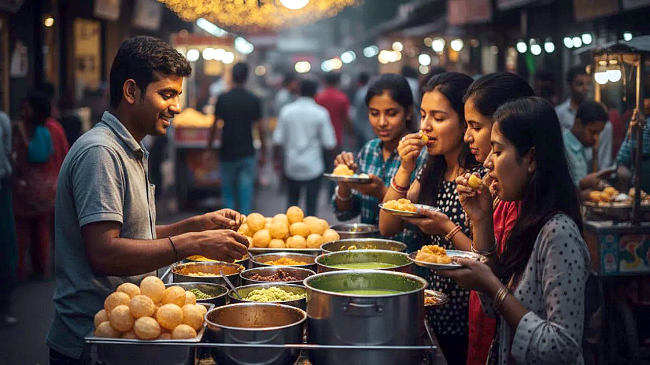 Panipuri Vendor | ‘మైండ్ బ్లోయింగ్’ – పానీపూరీ విక్రేత నైపుణ్యం సోషల్ మీడియాలో వైరల్ Panipuri Vendor | ‘మైండ్ బ్లోయింగ్’ – పానీపూరీ విక్రేత నైపుణ్యం సోషల్ మీడియాలో వైరల్
