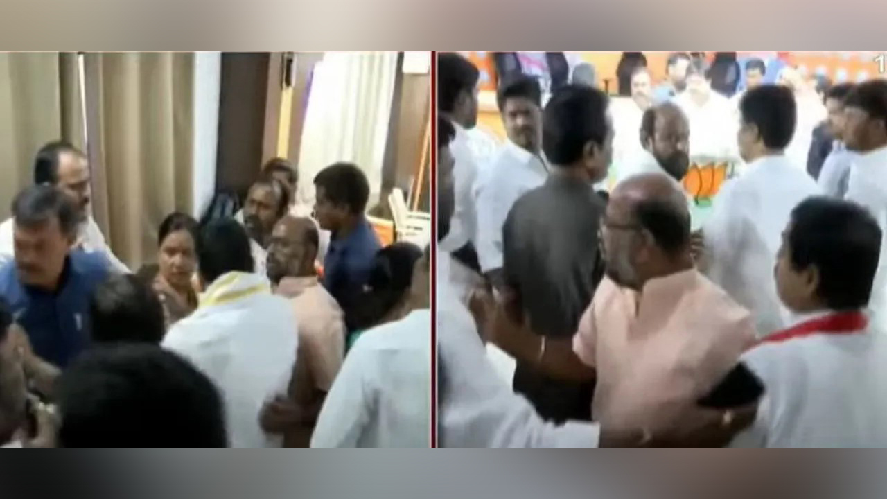 BC And BJP Leaders Clash | బీజేపీ కార్యాలయంలో బీసీ నేతల ఘర్షణ BC And BJP Leaders Clash | బీజేపీ కార్యాలయంలో బీసీ నేతల ఘర్షణ