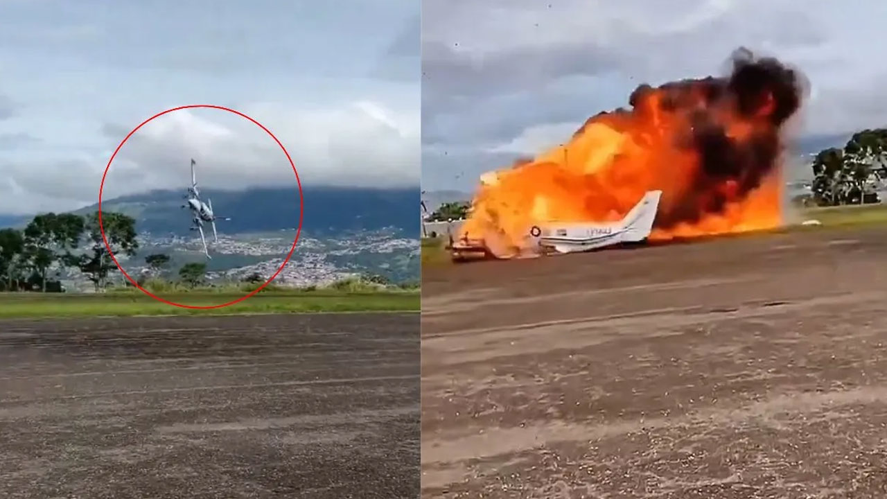 Venezuela Plane Crash : టేకాఫ్ కాగానే కూలిపోయిన విమానం Venezuela Plane Crash : టేకాఫ్ కాగానే కూలిపోయిన విమానం