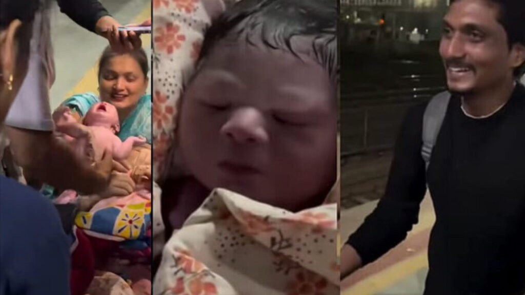 Mumbai Man Helps Deliver Baby At Train Platform