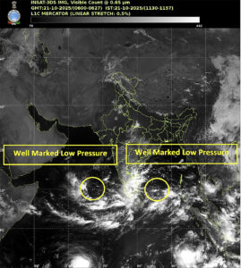 Heavy Rains Likely in Andhra and Telangana as Bay of Bengal Low-Pressure Strengthens