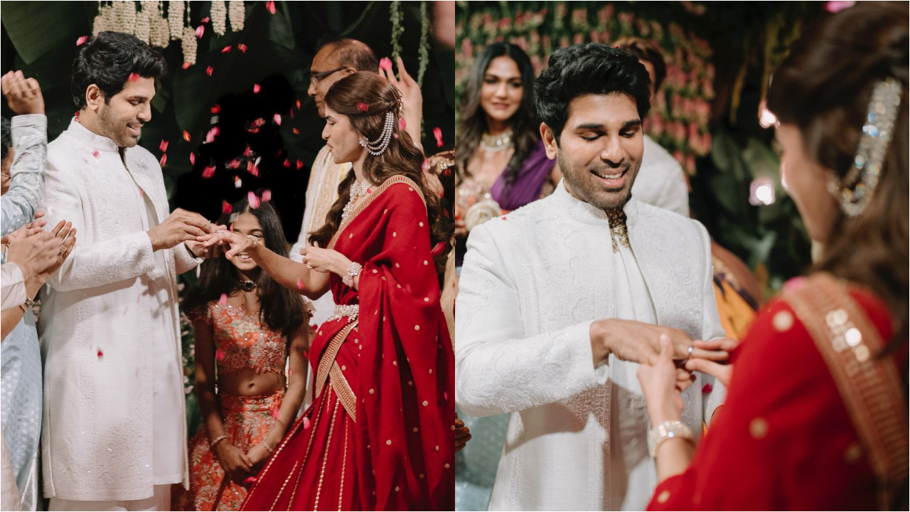Allu Sirish Nayanka Engagement Exclusive Photos