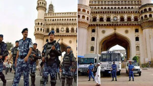Police on high alert near charminar