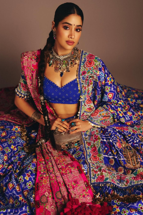 Janhvi Kapoor dazzles in custom Jigyam lehenga