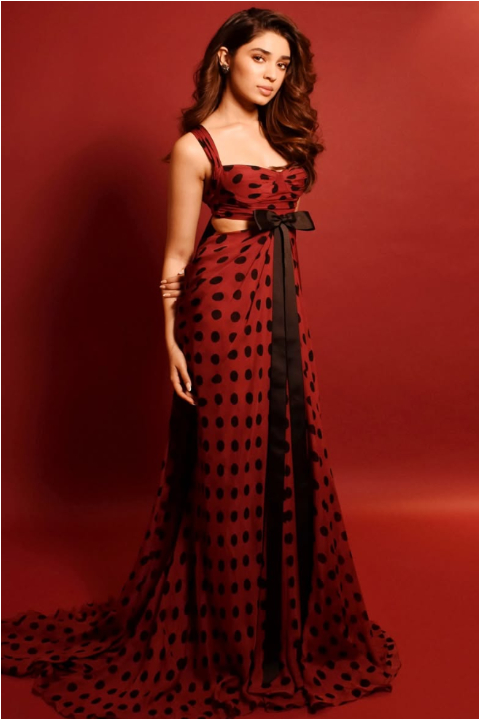 Krithi Shetty Drops Gorgeous Pics in a Chic Glam Gown